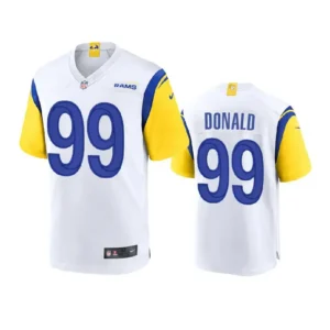 Aaron Donald Jersey White