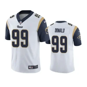 Aaron Donald Jersey White Vapor