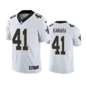 Alvin Kamara Jersey White Vapor