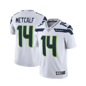 DK Metcalf Jersey White Vapor