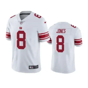 Daniel Jones Jersey White Vapor