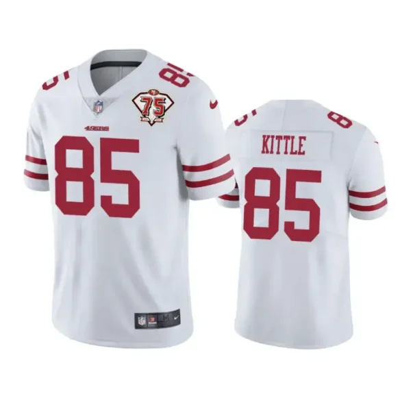 George Kittle Jersey White Vapor