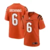 Jake Browning Jersey Orange