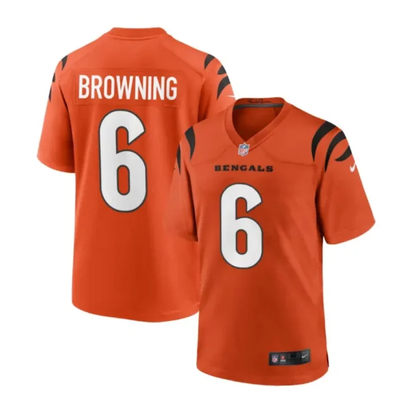 Jake Browning Jersey Orange