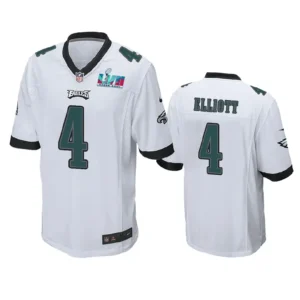 Jake Elliott Jersey White