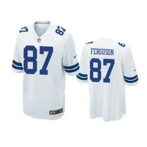 Jake Ferguson Jersey White