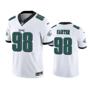 Jalen Carter Jersey White Vapor