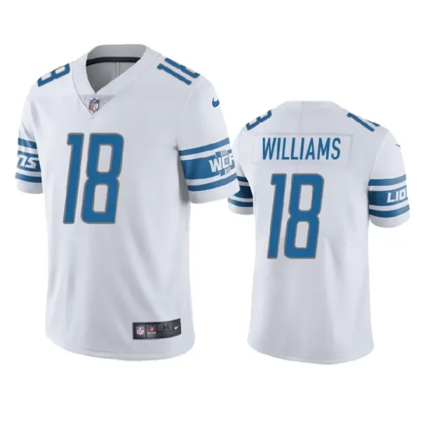 Jameson Williams Jersey White Vapor