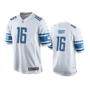 Jared Goff Jersey White