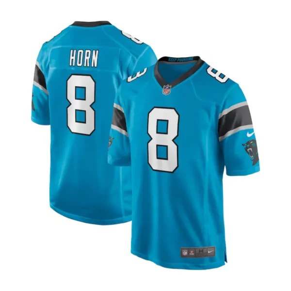 Jaycee Horn Jersey Blue