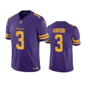 Jordan Addison Jersey Purple Vapor