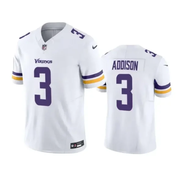 Jordan Addison Jersey White Vapor