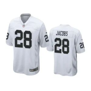 Josh Jacobs Jersey White