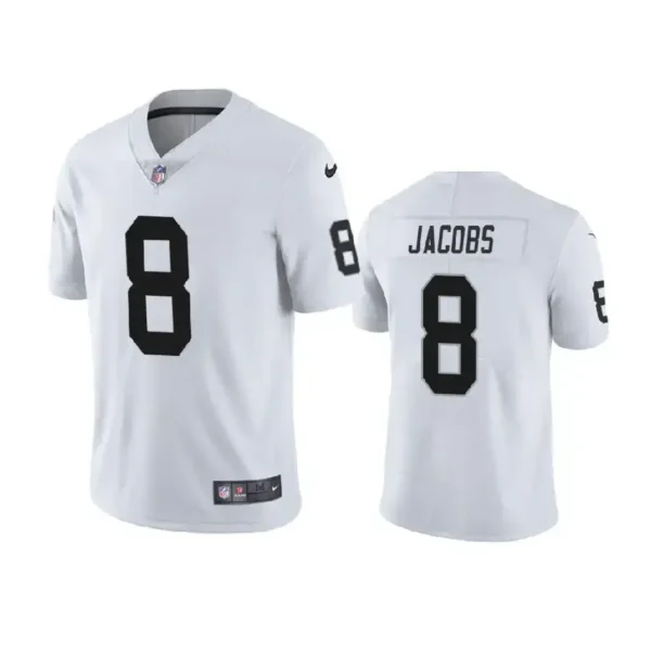 Josh Jacobs Jersey White Vapor