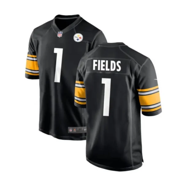 Justin Fields Jersey Black