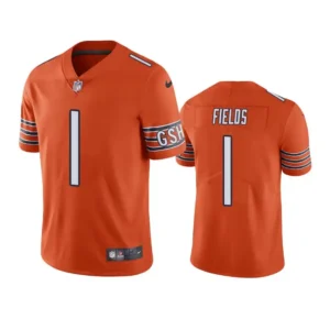 Justin Fields Jersey Orange Vapor