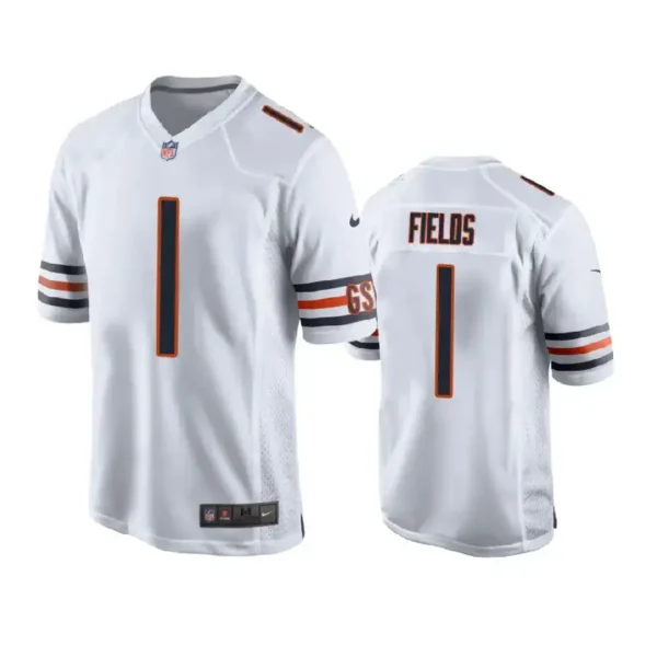 Justin Fields Jersey White