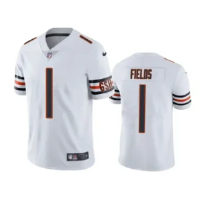 Justin Fields Jersey White Vapor