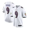 Justin Tucker Jersey White