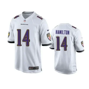 Kyle Hamilton Jersey White