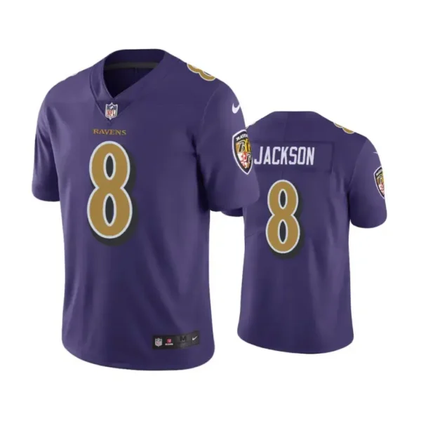 Lamar Jackson Jersey Purple Vapor