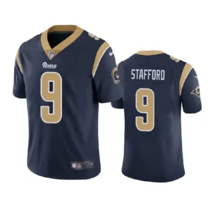 Matthew Stafford Jersey Navy Vapor