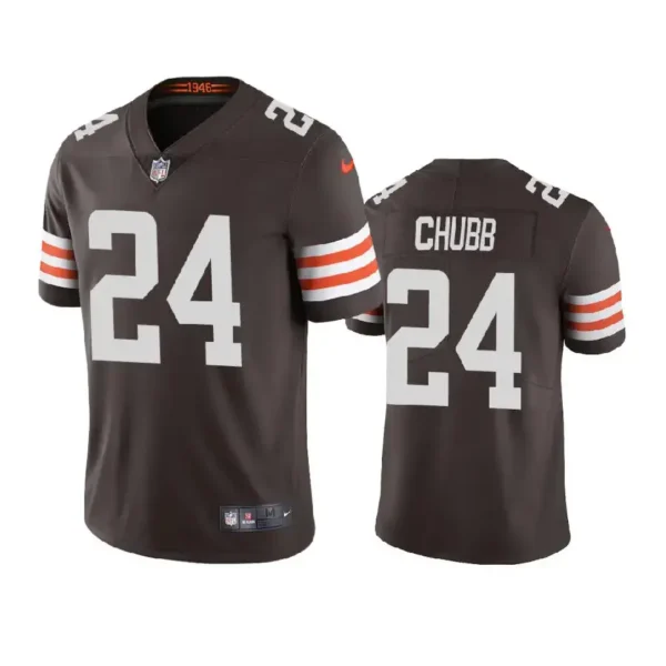 Nick Chubb Jersey Brown Vapor