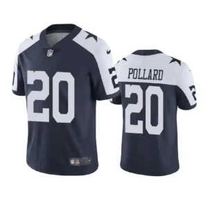 Tony Pollard Jersey Navy Vapor