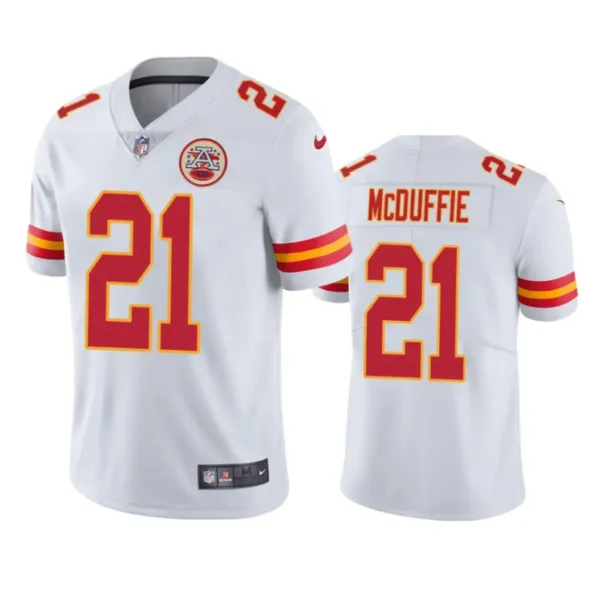 Trent McDuffie Jersey White Vapor